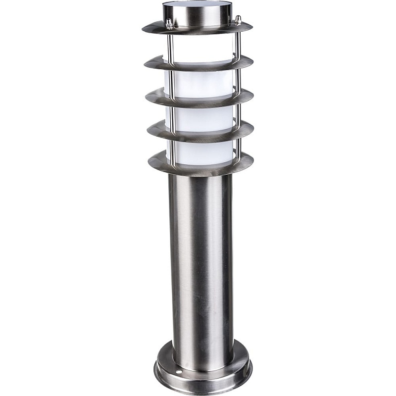 Садово-парковый светильник FERON DH027-450, Техно столб, 18W E27 230V, серебро 11815