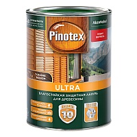 Пропитка Pinotex Ultra влагостойкая защитная лазурь для древесины, УФ защита, белый, 2,5л