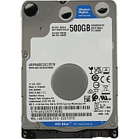 Жесткий диск WD Blue 500GB 2.5 5400RPM 128MB (WD5000LPZX)