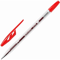 Шариковая ручка BRAUBERG Ultra красная, узел 1 мм 143560