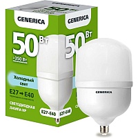 Светодиодная лампа GENERICA HP 50Вт 230В 6500К E27-E40 LL-HP-50-230-65-E27-E40-G