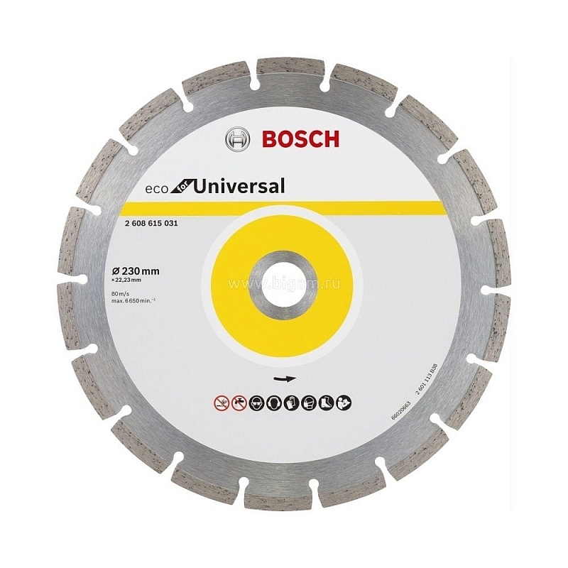 Диск алмазный ECO Universal (230х22.2 мм) Bosch (2608615031)