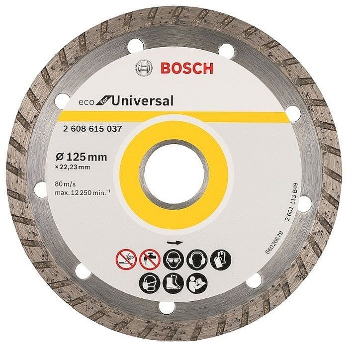 Диск алмазный ECO Universal Turbo (125х22.2 мм) Bosch (2608615037)