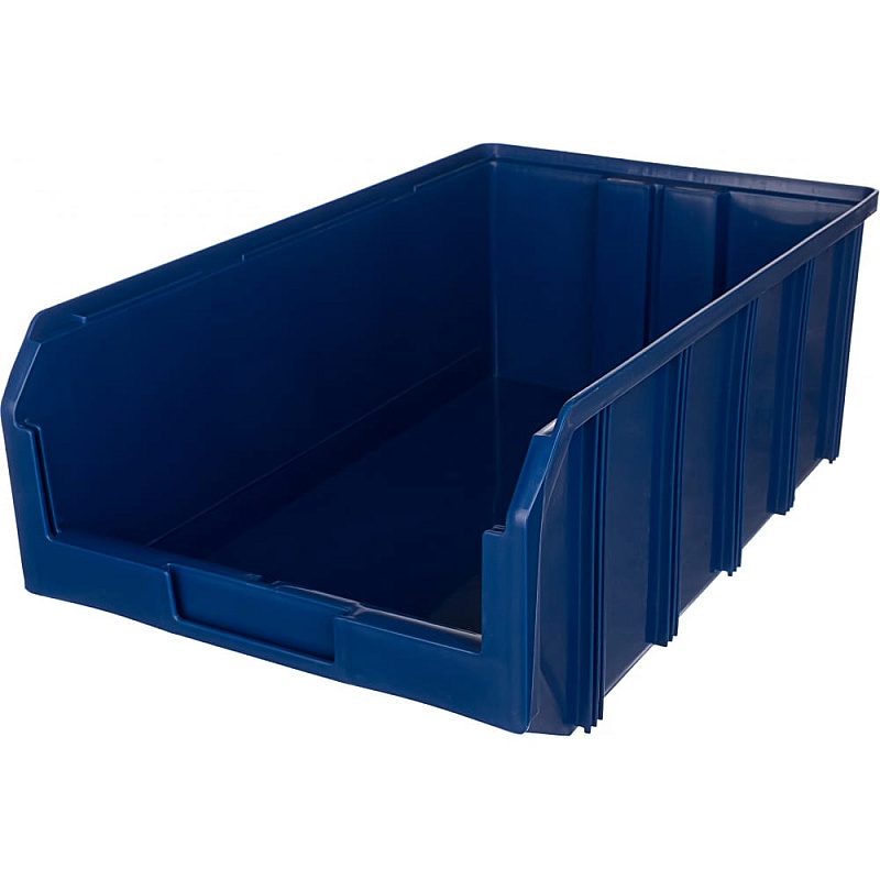 Пластиковый ящик Стелла-техник 502х305х184мм, 20 литров, V-4-синий