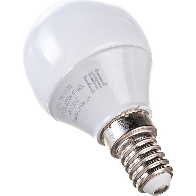 Лампа LED Globe 8W E14 3000K Gauss Elementary 53118